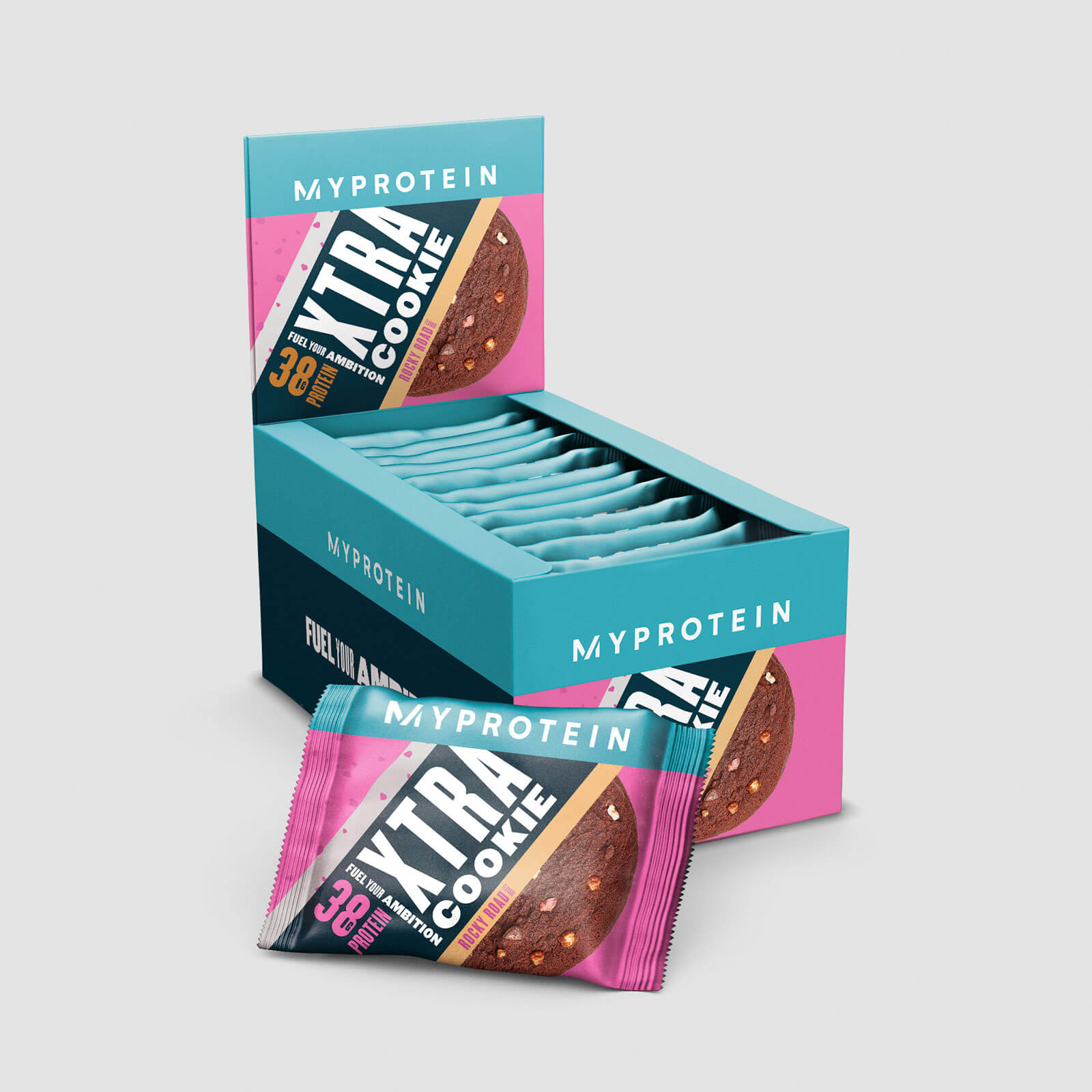 Protein Cookie - 12 x 75g - Ny - Rocky Road